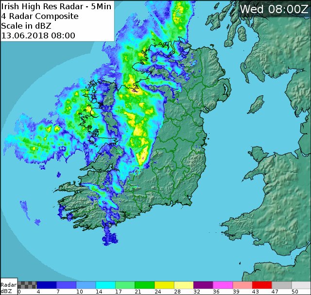Met Eireann forecast