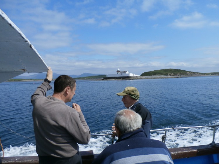 Declan, Tommie and Michael Joe McGreal putting the world to rights