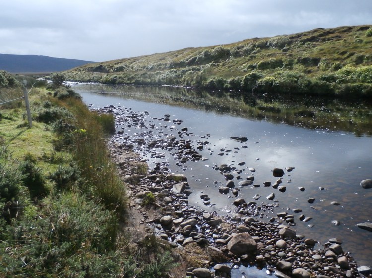 The Owenduff and some typical rough backs to negotiate